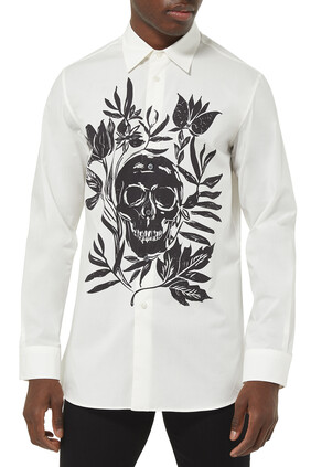 Floral Skull Shirt